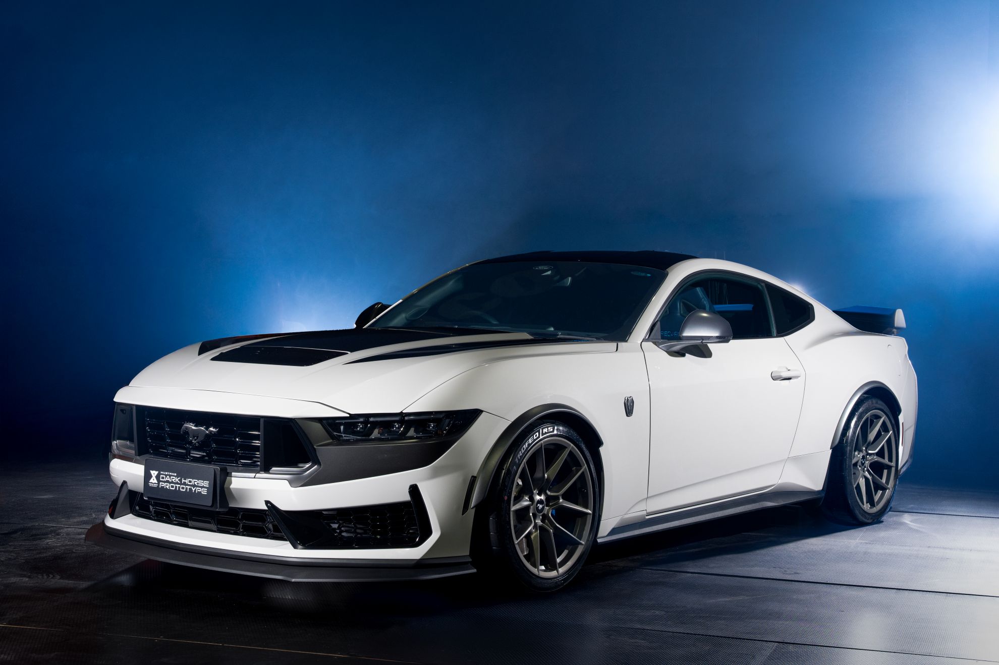 Limited stock available for Mustang Dark Horse with T8-Spec pack and Mustang Dark Horse. The Mustang Dark Horse T8-Spec pack can only be added to a 2026.00MY 6-Speed Manual transmission with the following mandatory factory inclusions (a) Recaro® Sports Seats Pack, (b) Mustang Dark Horse Appearance Pack, and (c) ‘Avalanche’ Prestige Paint (Exclusive to the ‘T8-Spec’ Pack).